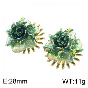 SS Gold-Plating Earring - KE134743-SP