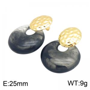 SS Gold-Plating Earring - KE134754-SP