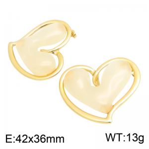 SS Gold-Plating Earring - KE134757-SP