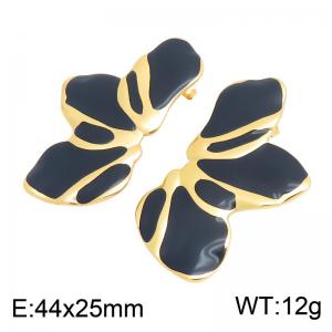 SS Gold-Plating Earring - KE134769-SP