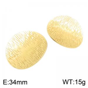 SS Gold-Plating Earring - KE134800-SP