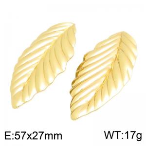 SS Gold-Plating Earring - KE134802-SP