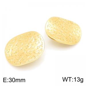 SS Gold-Plating Earring - KE134842-TLA