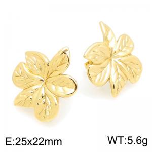 SS Gold-Plating Earring - KE134844-TLA