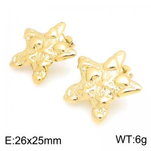 SS Gold-Plating Earring - KE134845-TLA