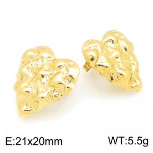 SS Gold-Plating Earring - KE134846-TLA
