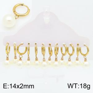 SS Gold-Plating Earring - KE134860-TLA