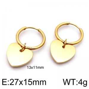 SS Gold-Plating Earring - KE134864-Z