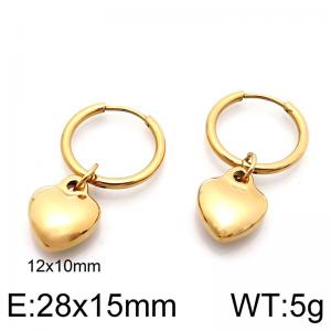 SS Gold-Plating Earring - KE134866-Z