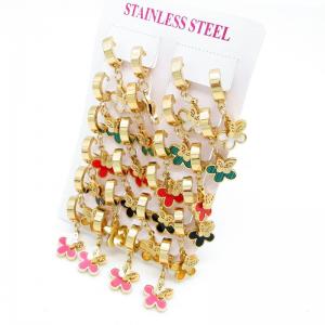 SS Gold-Plating Earring - KE134905-HF