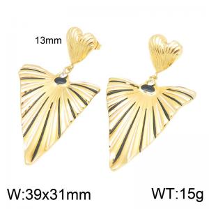 SS Gold-Plating Earring - KE134972-SP