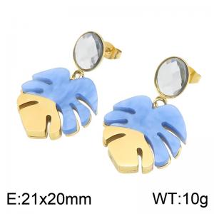 SS Gold-Plating Earring - KE134989-SP