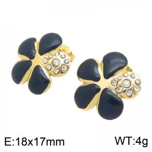 SS Gold-Plating Earring - KE134991-SP