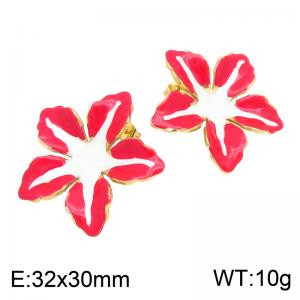 SS Gold-Plating Earring - KE135009-SP