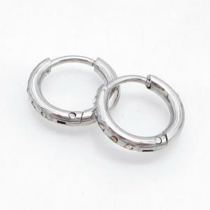 Stainless Steel Stone&Crystal Earring - KE135327-QY