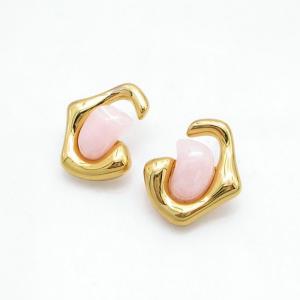 SS Gold-Plating Earring - KE135367-HM