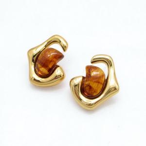 SS Gold-Plating Earring - KE135369-HM