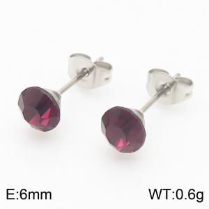 Stainless Steel Earring - KE19588-T