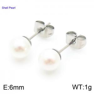 Stainless Steel Earring - KE29710-Z