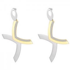 SS Gold-Plating Earring - KE31254-D