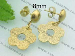 SS Gold-Plating Earring - KE34326-Z