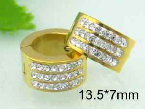 SS Gold-Plating Earring - KE34681-D