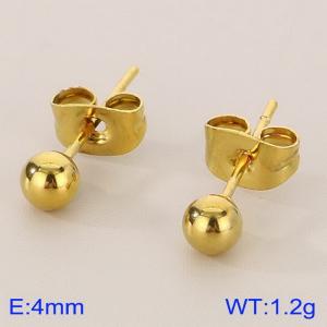 SS Gold-Plating Earring - KE41068-Z
