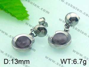 Stainless Steel Stone&Crystal Earring - KE46543-Z