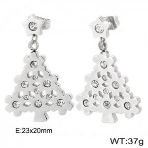 Stainless Steel Earring - KE46701-K