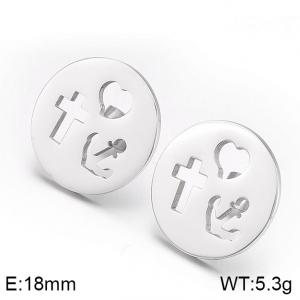 Stainless Steel Earring - KE49115-K