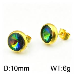 SS Gold-Plating Earring - KE49660-Z
