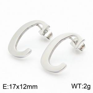 Stainless Steel Earring - KE49854-K