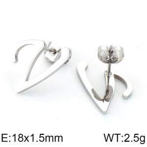 Stainless Steel Earring - KE49872-K