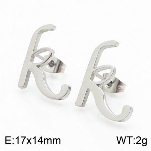 Stainless Steel Earring - KE49877-K