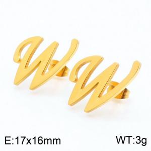 SS Gold-Plating Earring - KE49900-K