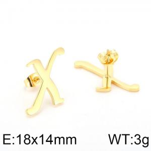 SS Gold-Plating Earring - KE49901-K