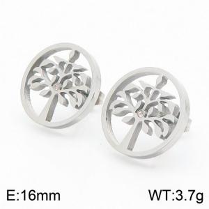 Stainless Steel Earring - KE50973-K