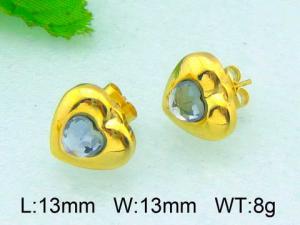 SS Gold-Plating Earrings - KE51440-Z