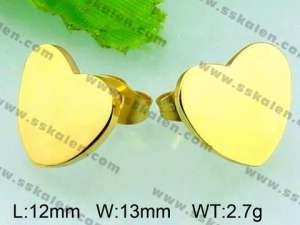 SS Gold-Plating Earring  - KE56569-Z