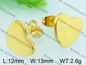  SS Gold-Plating Earring  - KE56618-Z