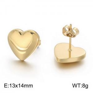 SS Gold-Plating Earring - KE57391-Z