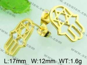  SS Gold-Plating Earring  - KE57549-Z