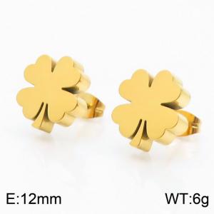 SS Gold-Plating Earring - KE57618-K