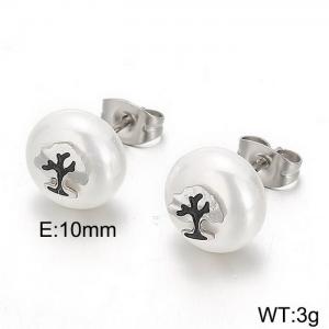Stainless Steel Earring - KE58362-K
