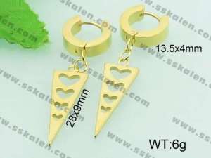 SS Gold-Plating Earring  - KE58685-TSC