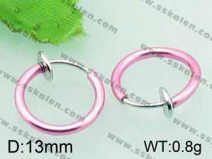 Stainless Steel Earring  - KE58736-TSC