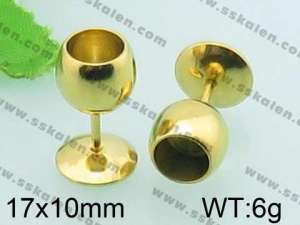 SS Gold-Plating Earring  - KE58737-TSC