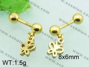 SS Gold-Plating Earring  - KE58766-TSC