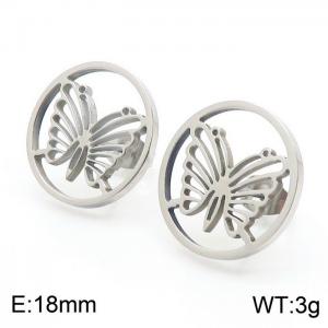 Stainless Steel Earring - KE59243-K