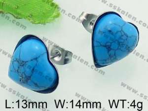 Stainless Steel Stone&Crystal Earring - KE59523-Z